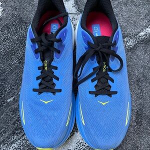 Hoka Electric Blue ‘Clifton 9’ Running Shoes